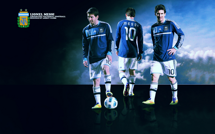Lionel Messi: Argentina National Football Team Poses