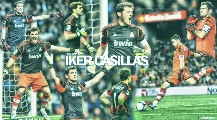 Iker Casillas Real Madrid Goalkeeper Action Collage