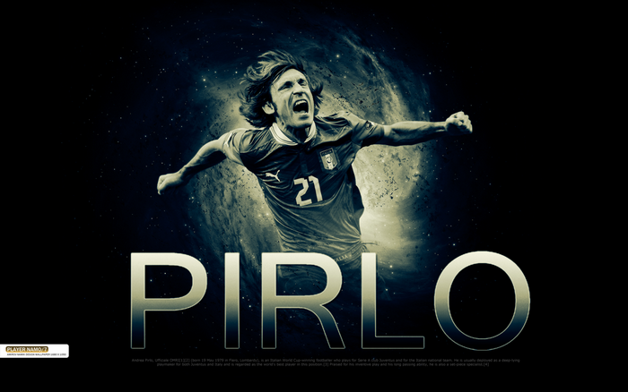 Andrea Pirlo Italy National Team Celebration