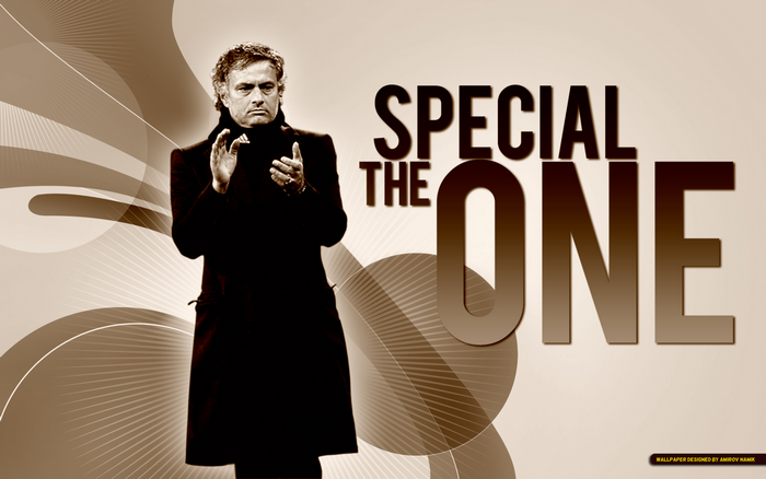 José Mourinho Special The One Sepia Portrait