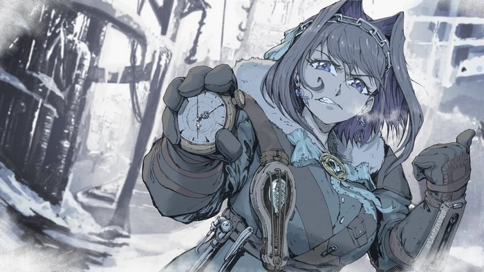 Ouro Kronii: Timekeeper in the Frostpunk wastes