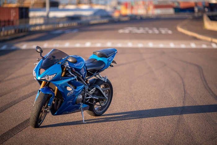 Triumph Daytona 675 Motorcycle in Motion