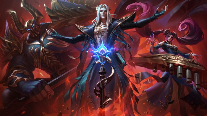 Pentakill Karthus, Mordekaiser, Sona League of Legends