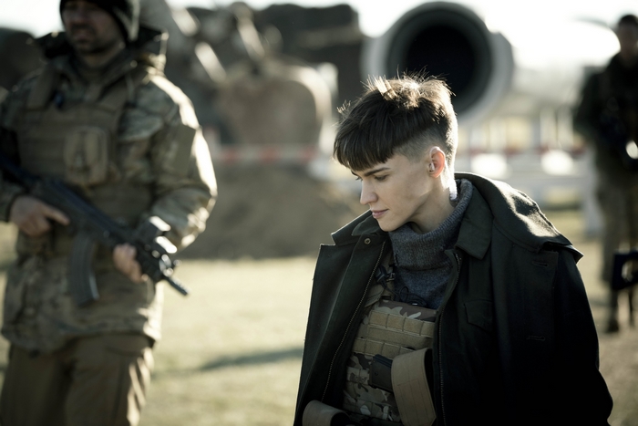Ruby Rose in tactical gear from SAS: Red Notice