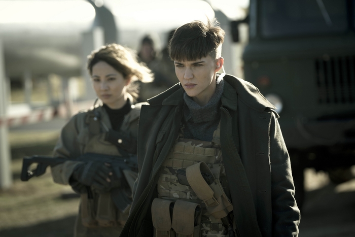 Ruby Rose and Jing Lusi in SAS: Red Notice