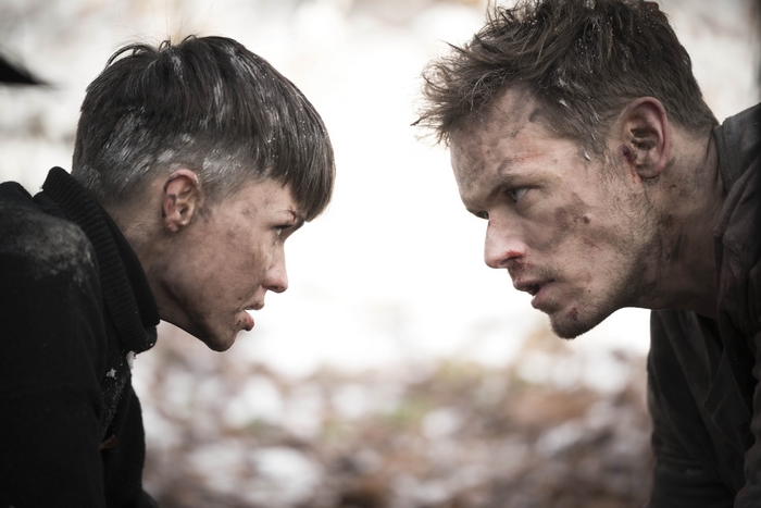 Ruby Rose and Sam Heughan in SAS: Red Notice