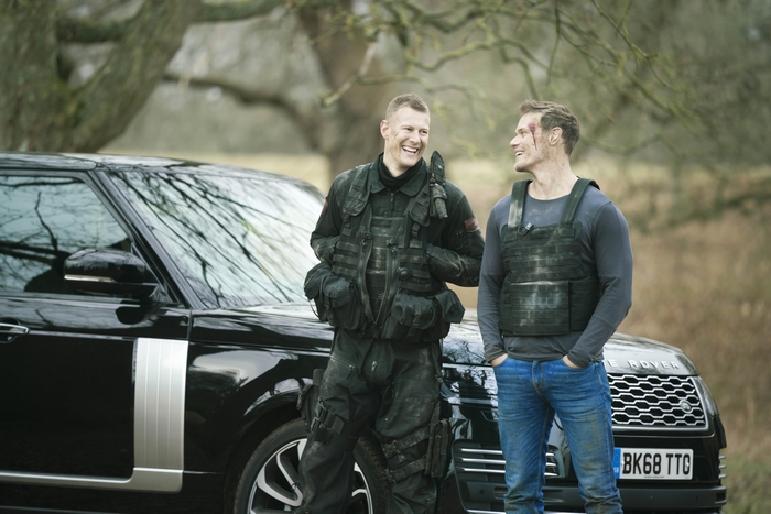 Sam Heughan and Tom Hopper in SAS: Red Notice