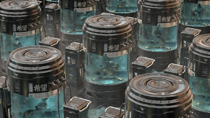 Cloning Farm: Humanoid Growth Tanks of Hope