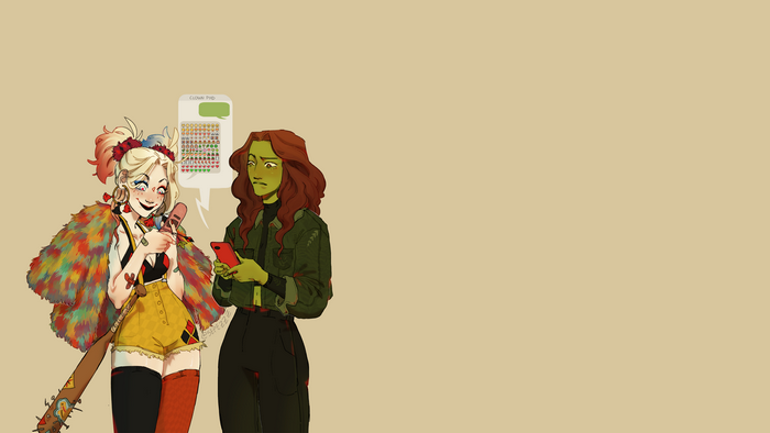 Harley Quinn's emoji spam annoys Poison Ivy