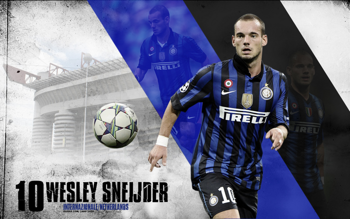 Wesley Sneijder Inter Milan Football Stadium