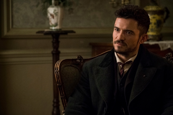 Orlando Bloom as Rycroft Philostrate in Carnival Row