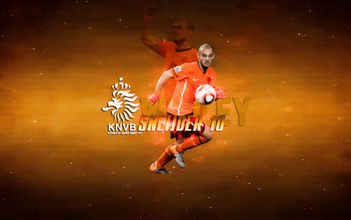 Wesley Sneijder Netherlands Football Star Number 10