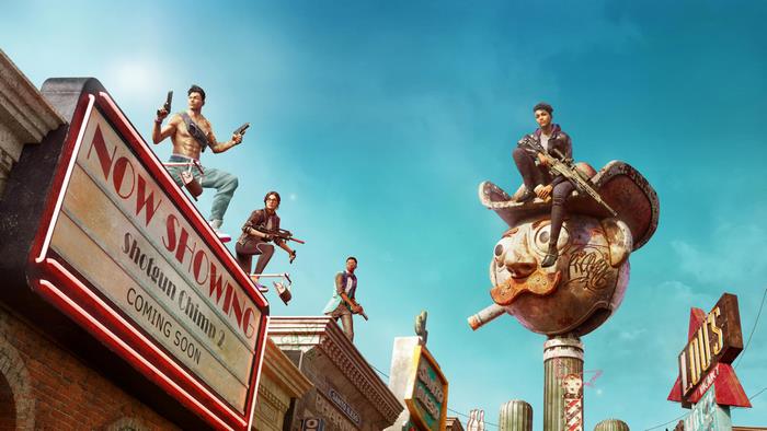 Saints Row: Rooftop action with the gang