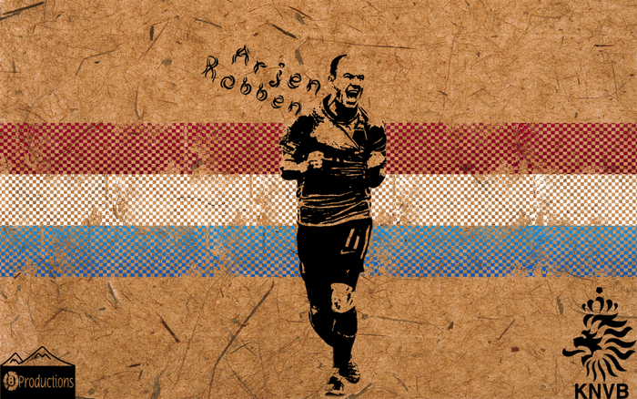 Arjen Robben Netherlands Football Art