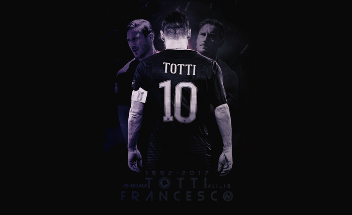 Francesco Totti AS Roma Number 10 Tribute