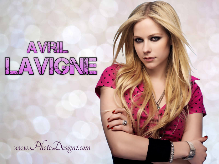 Avril Lavigne singer portrait