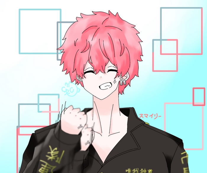 Tokyo Revengers Nahoya Kawata Smiley smiling