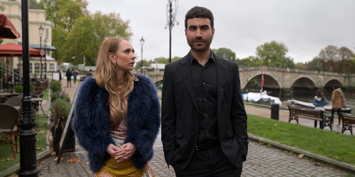 Juno Temple and Brett Goldstein from Ted Lasso