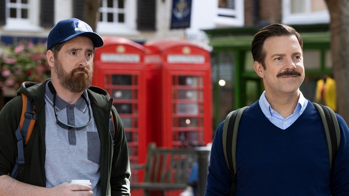 Ted Lasso and Coach Beard in London