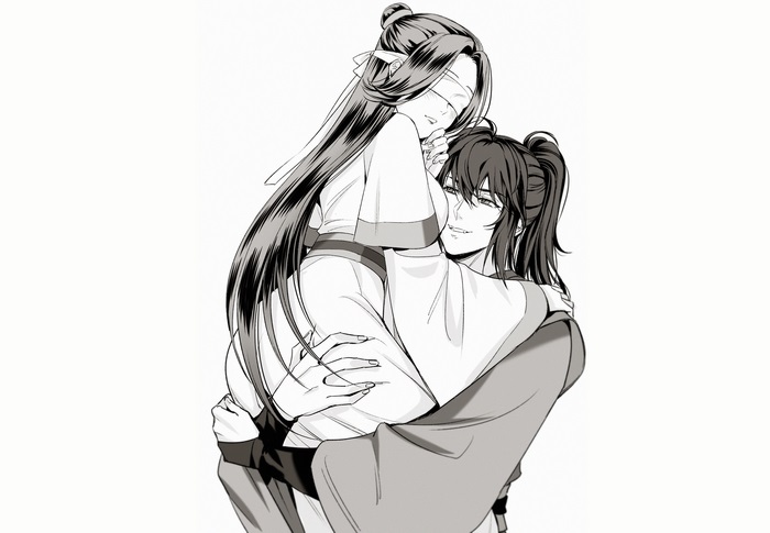 Xue Yang carrying blindfolded Xiao Xingchen