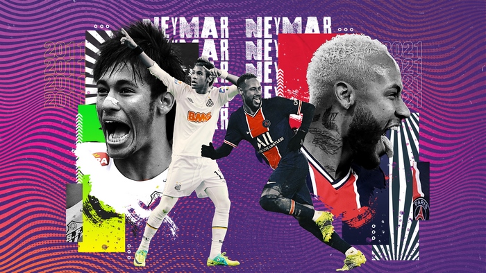 Neymar's Evolution: 2011 Santos to 2021 PSG
