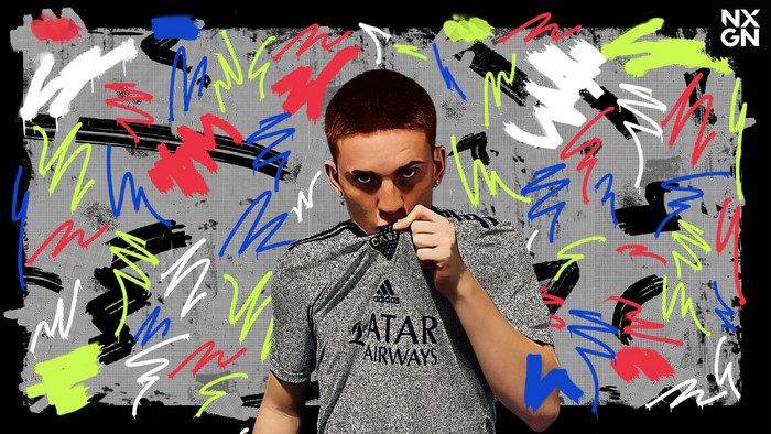 Valentín Barco in Boca Juniors jersey