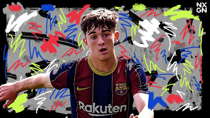 Gavi in FC Barcelona Jersey