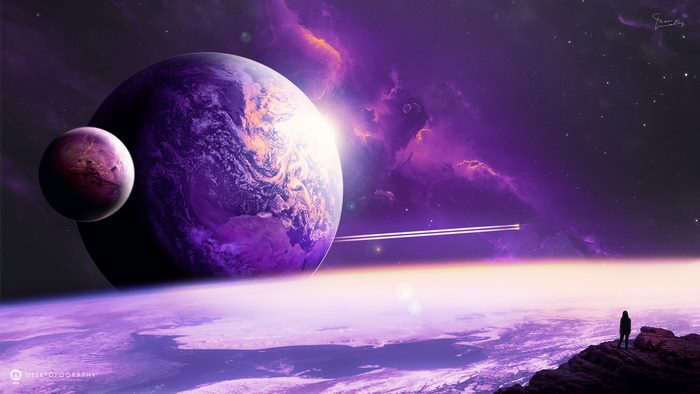 Waiting for Inspiration on a Purple Planet