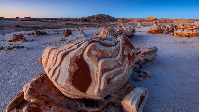 The Alien Egg Hatchery in the Bisti/De-Na-Zin Wilderness, New Mexico