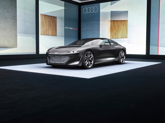 Audi Grandsphere Concept Luxury Electric Car 4K