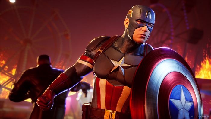 Captain America in Marvel's Midnight Suns 4K