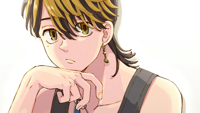 Pensive Kazutora Hanemiya close-up, Tokyo Revengers