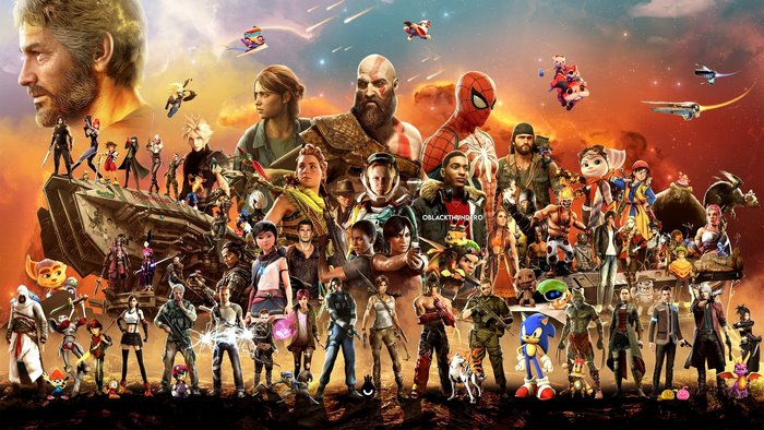Iconic PlayStation Characters Assemble