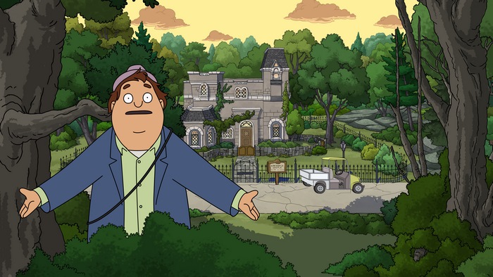 Birdie presenting King's Head Villa in Central Park
