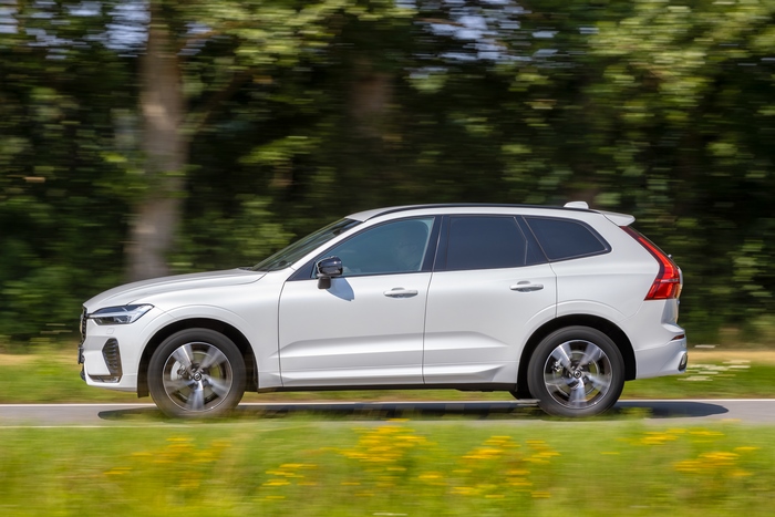 Volvo XC60 B5 R-Design luxury SUV in motion