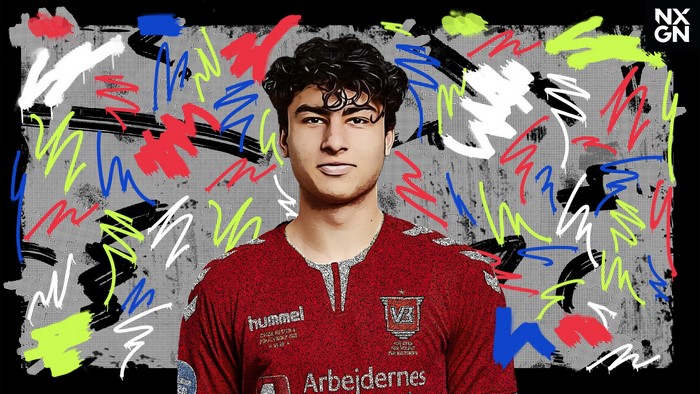 Wahid Faghir, Danish Soccer Player Portrait