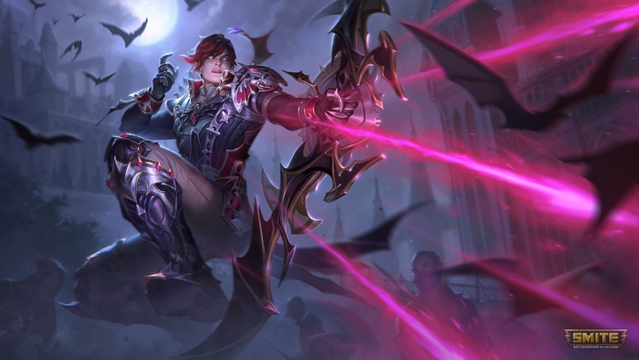 Prince of the Night Hou Yi shooting pink energy