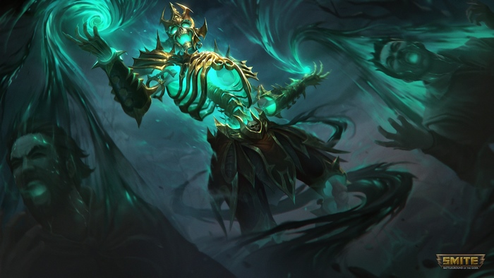 Death's Door Janus unleashing spectral power in Smite