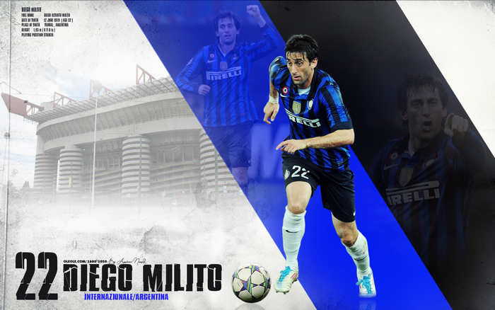 Diego Milito Inter Milan Football Player