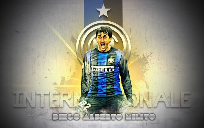 Diego Milito Inter Milan celebration