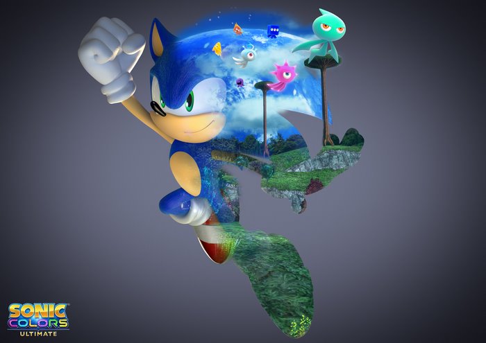 Sonic Colors Ultimate: Sonic, Wisps, and vibrant game world