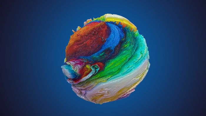 Elusive Fountain of Vibrant Colors