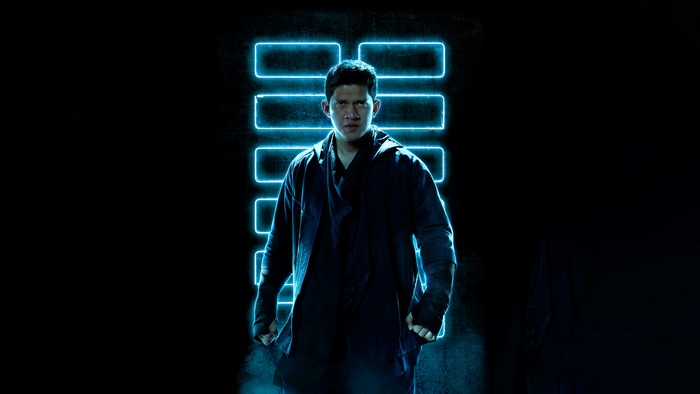 Iko Uwais as Hard Master with Arashikage symbol