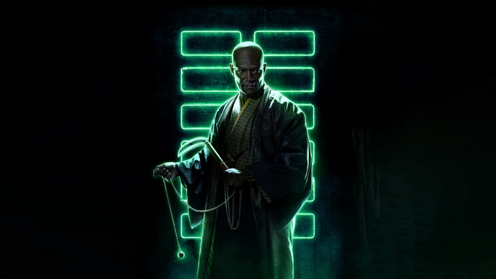 Peter Mensah as Blind Master in Snake Eyes