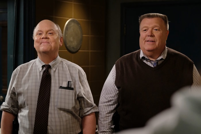 Joel McKinnon Miller and Dirk Blocker in Brooklyn Nine-Nine