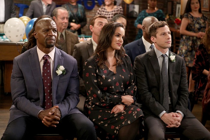Brooklyn Nine-Nine cast attending a formal event