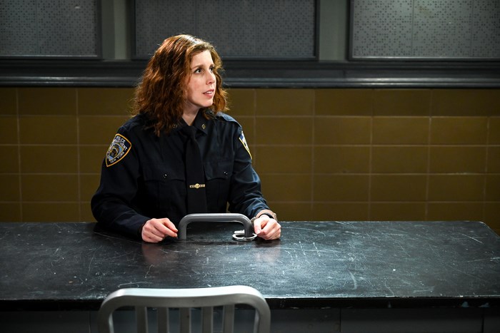 Vanessa Bayer as a police officer in Brooklyn Nine-Nine