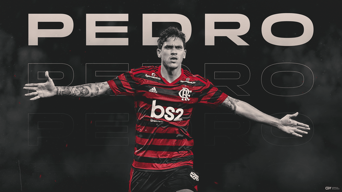 Pedro in Flamengo 2020 Jersey Celebration