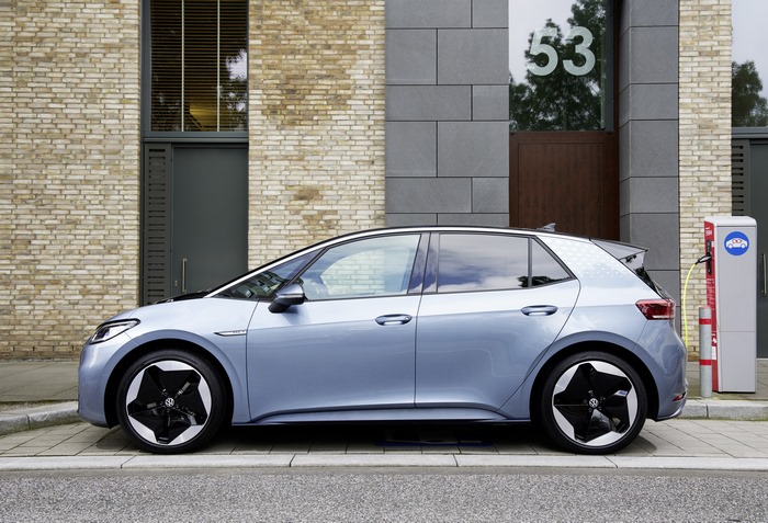 Volkswagen ID.3 Pro S electric car charging