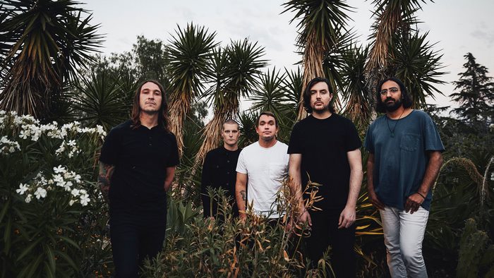 Deafheaven band portrait outdoors